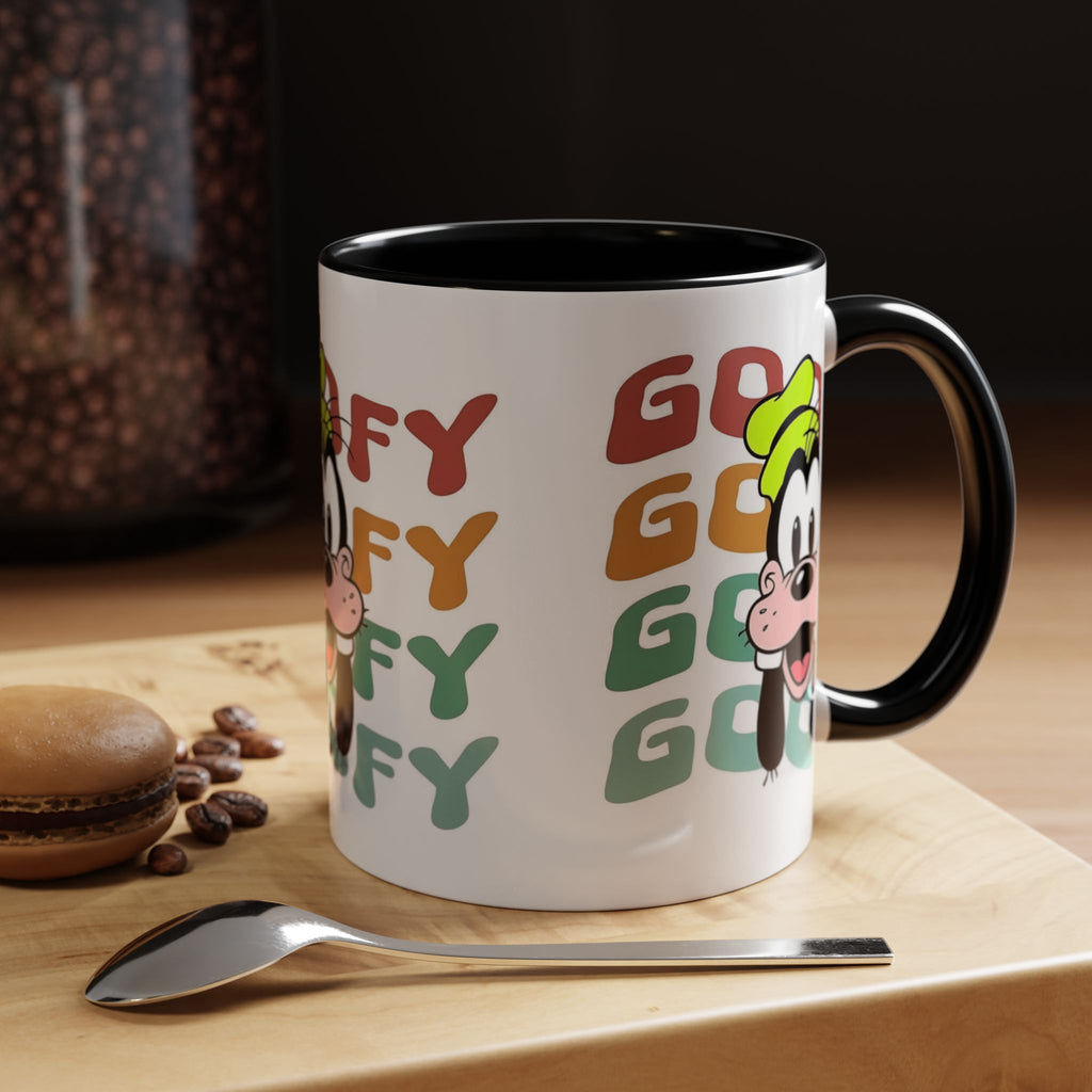 Goofy Retro Stack Accent Mug — Disney Goofy Coffee Cup (11/15oz)