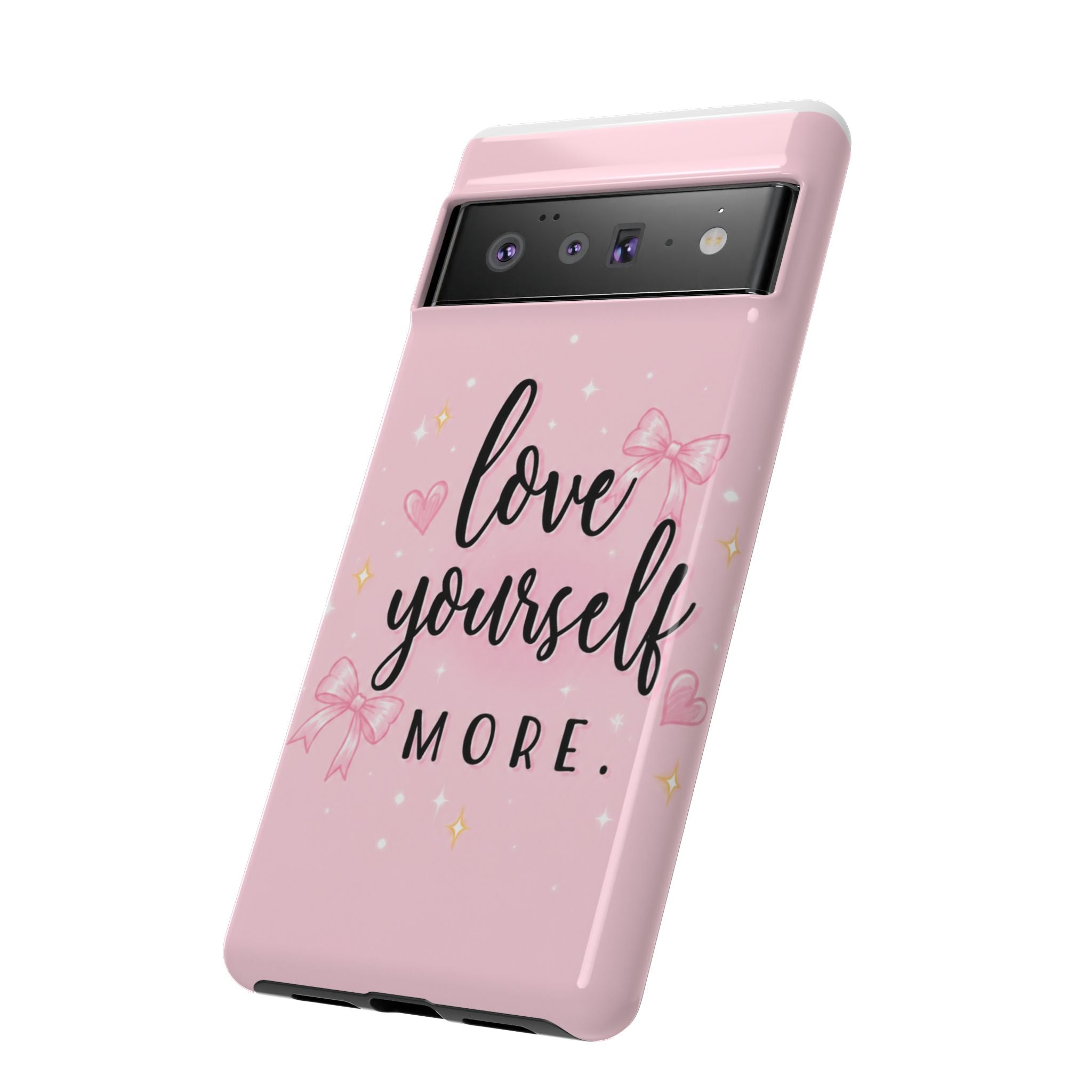 Love Yourself More Pink Inspirational Protective Case