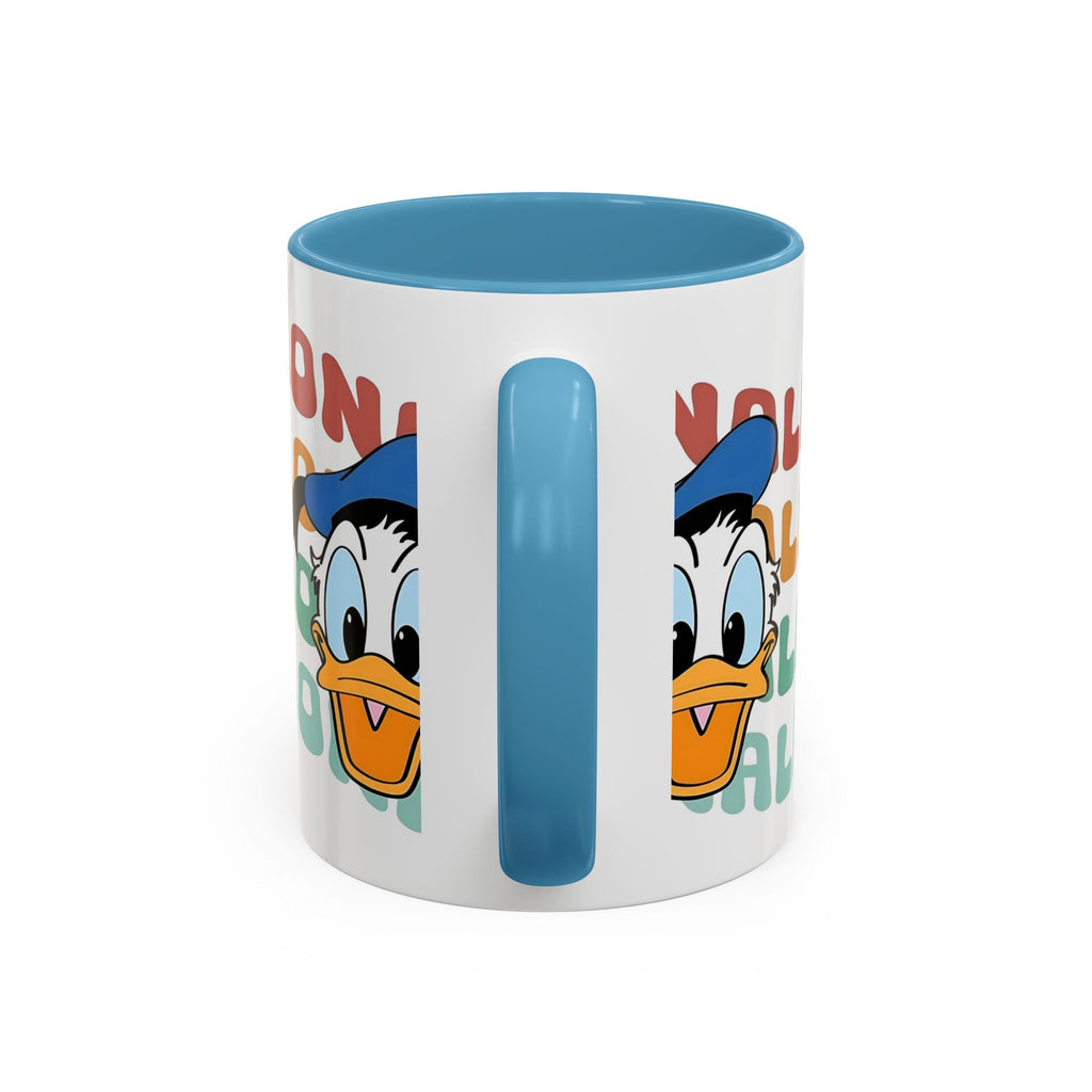 Donald Duck Retro Accent Coffee Mug