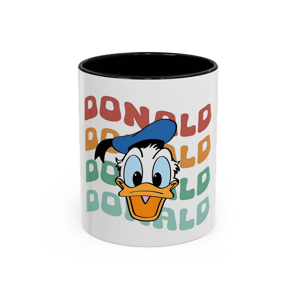 Donald Duck Retro Accent Coffee Mug