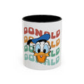 Donald Duck Retro Accent Coffee Mug