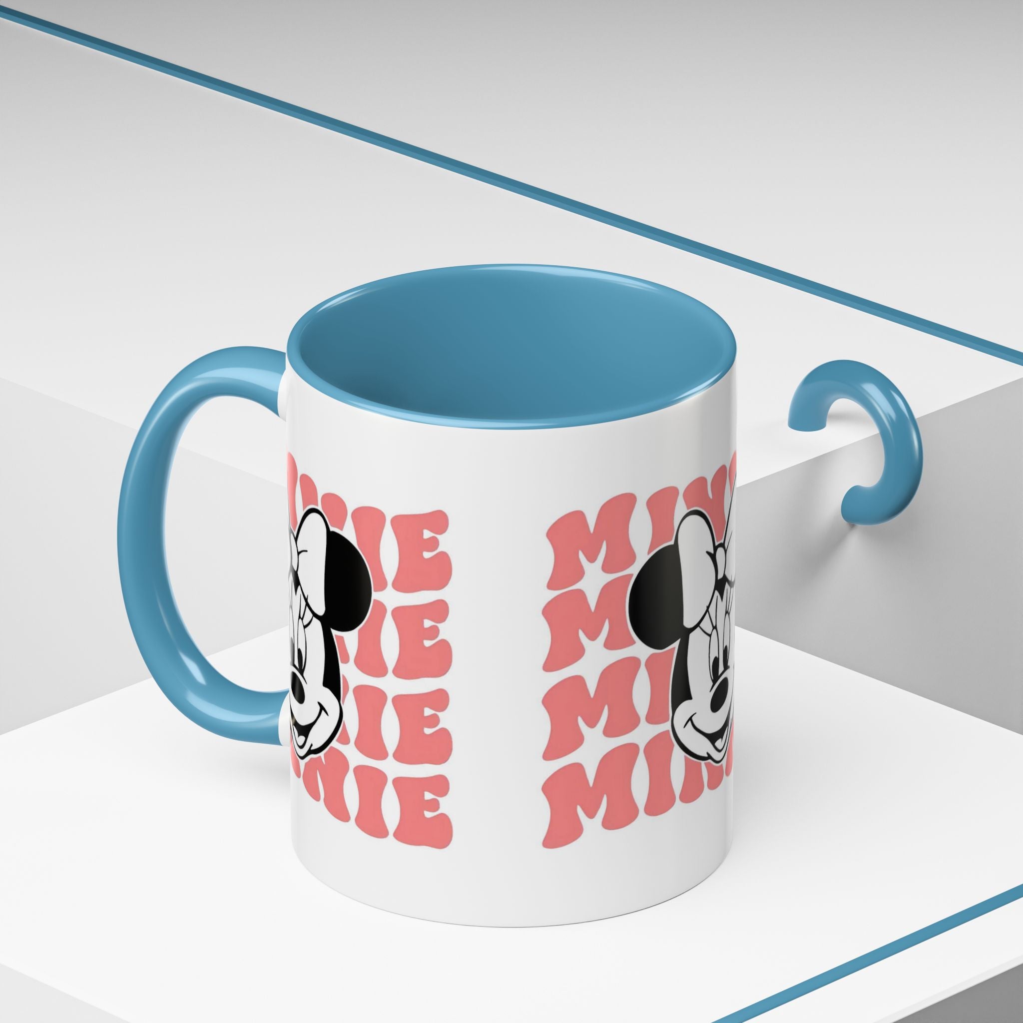 Minnie Mouse Retro Accent Coffee Mug — 11/15oz