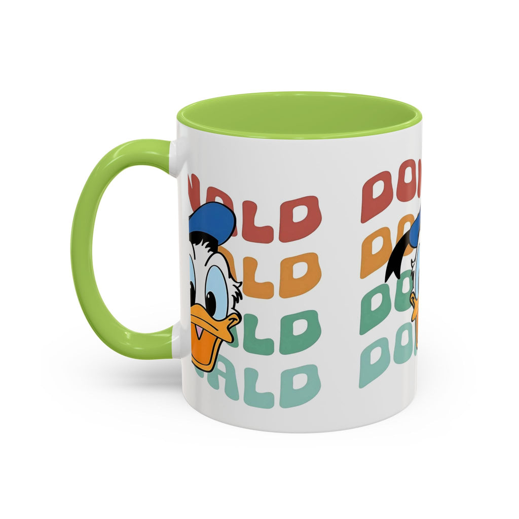 Donald Duck Retro Accent Coffee Mug