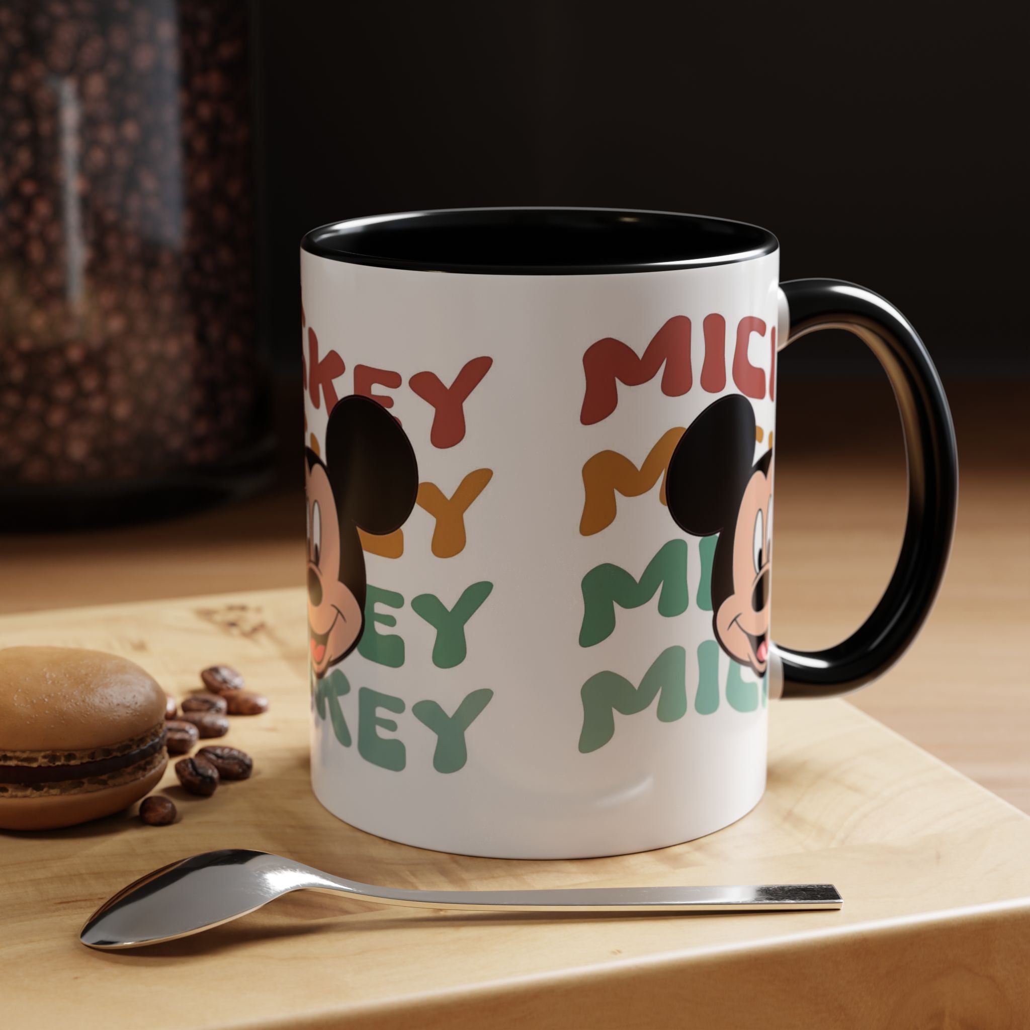 Mickey Retro Stack Accent Coffee Mug — 11/15oz