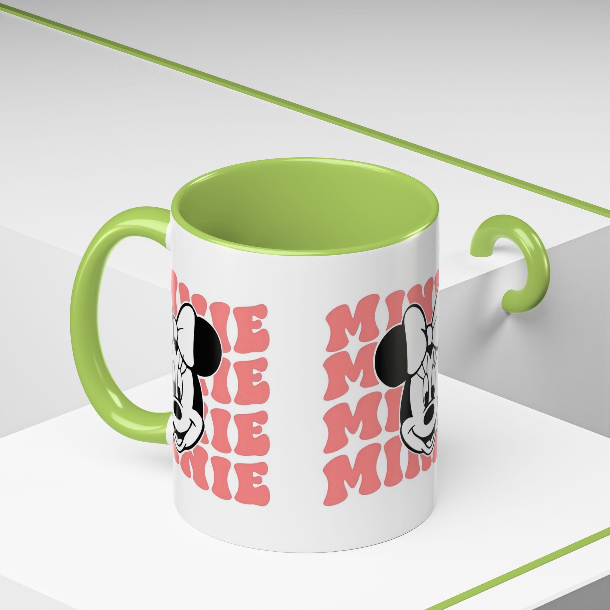 Minnie Mouse Retro Accent Coffee Mug — 11/15oz