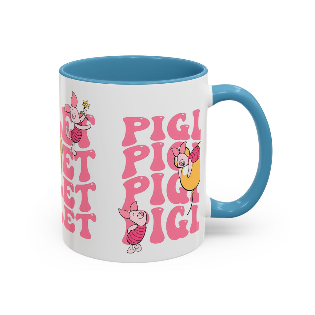 Piglet Coffee Mug — Cute Pink Winnie-The-Pooh Character Accent Mug (11/15oz)