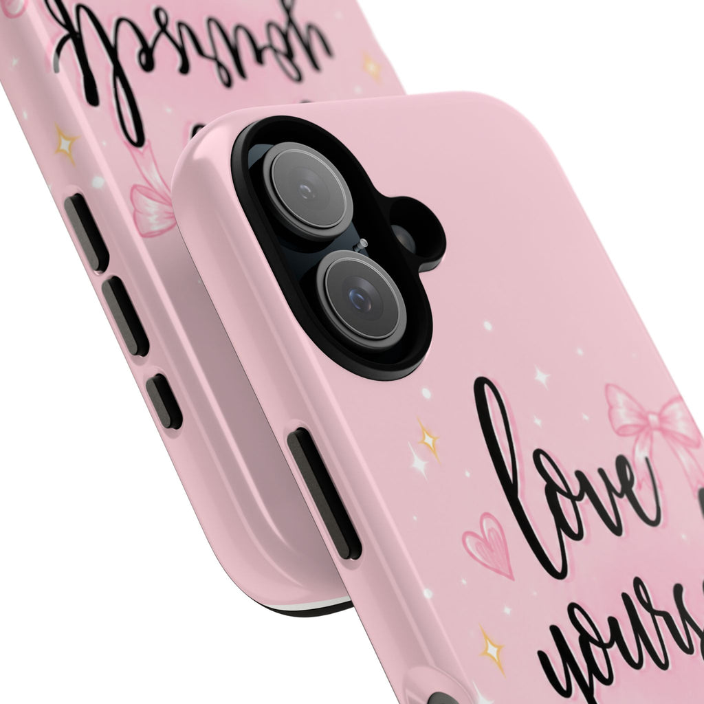 Love Yourself More Pink Inspirational Protective Case