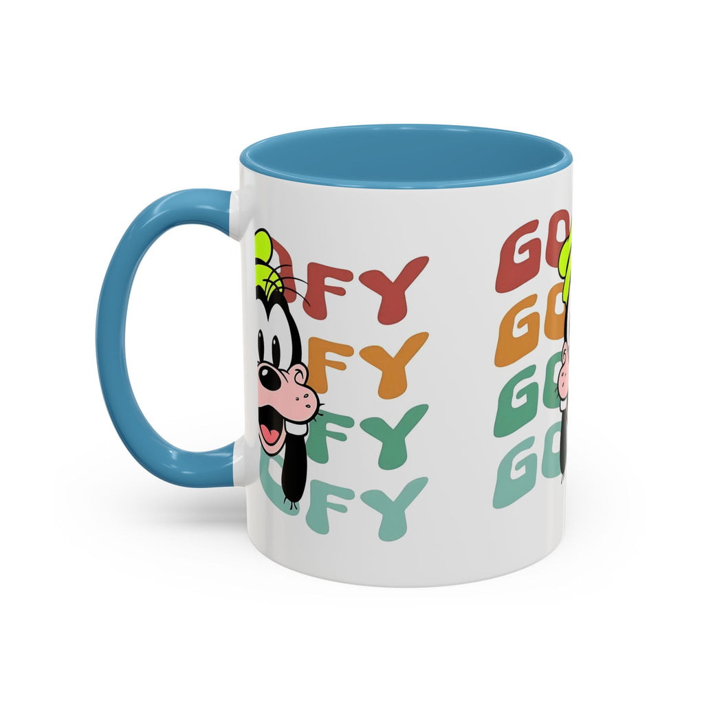 Goofy Retro Stack Accent Mug — Disney Goofy Coffee Cup (11/15oz)