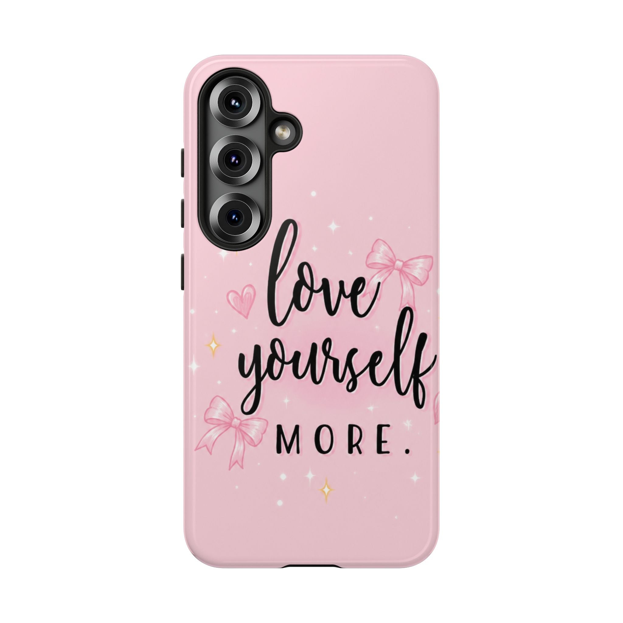 Love Yourself More Pink Inspirational Protective Case