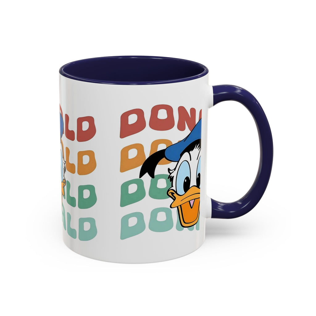 Donald Duck Retro Accent Coffee Mug