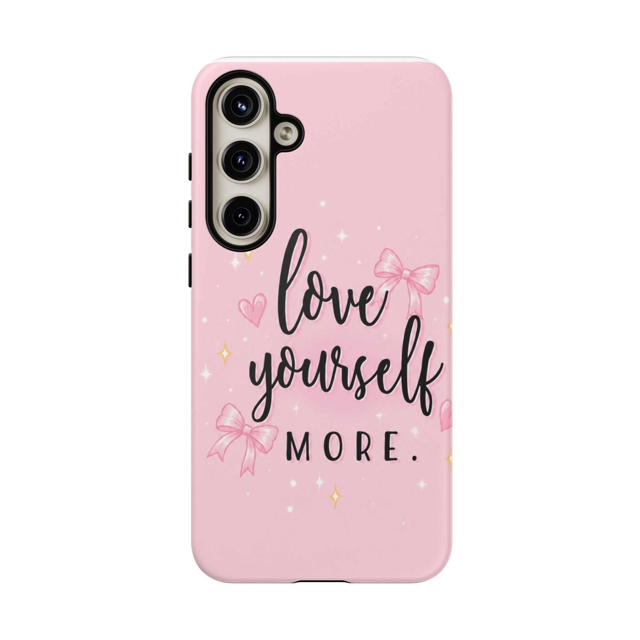 Love Yourself More Pink Inspirational Protective Case