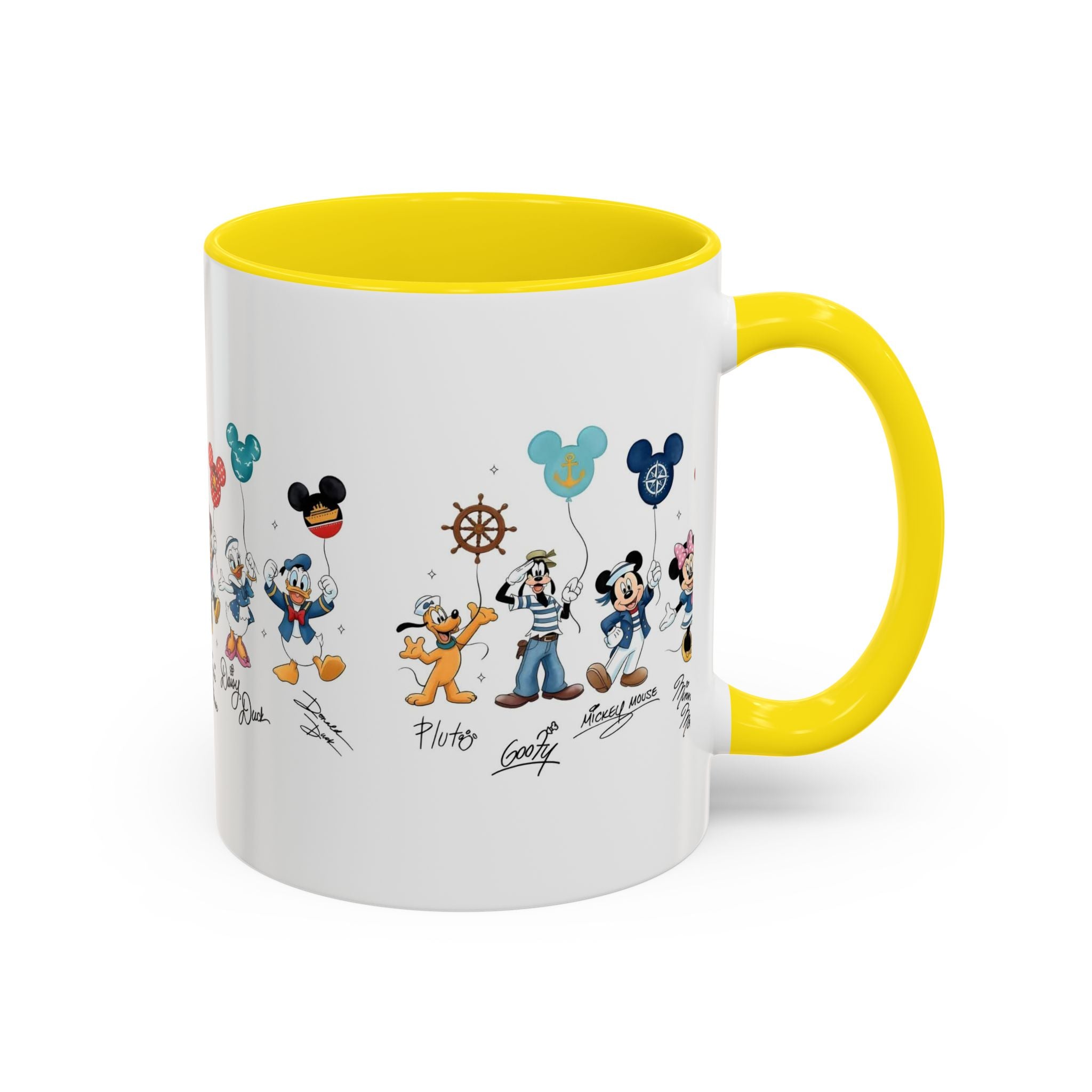 Disney Cruise Characters Accent Coffee Mug (11/15oz)