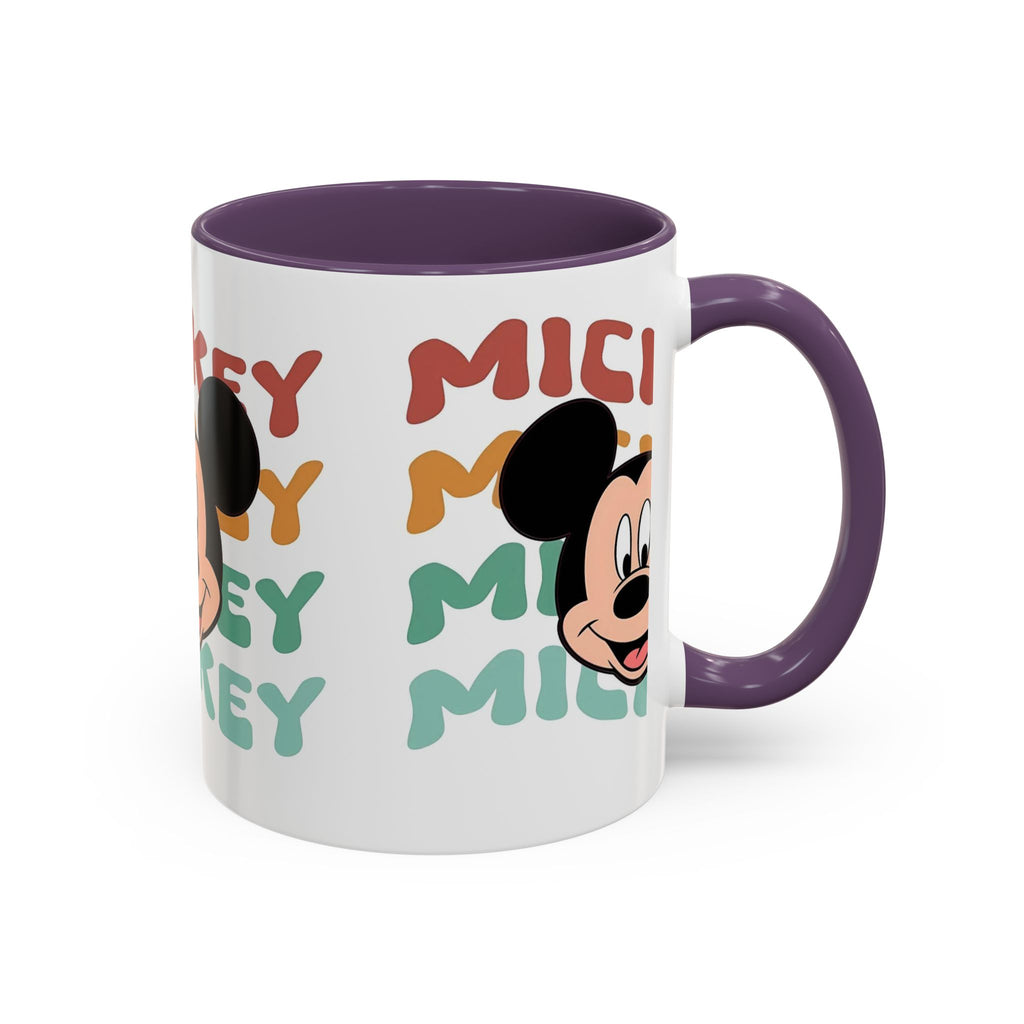Mickey Retro Stack Accent Coffee Mug — 11/15oz