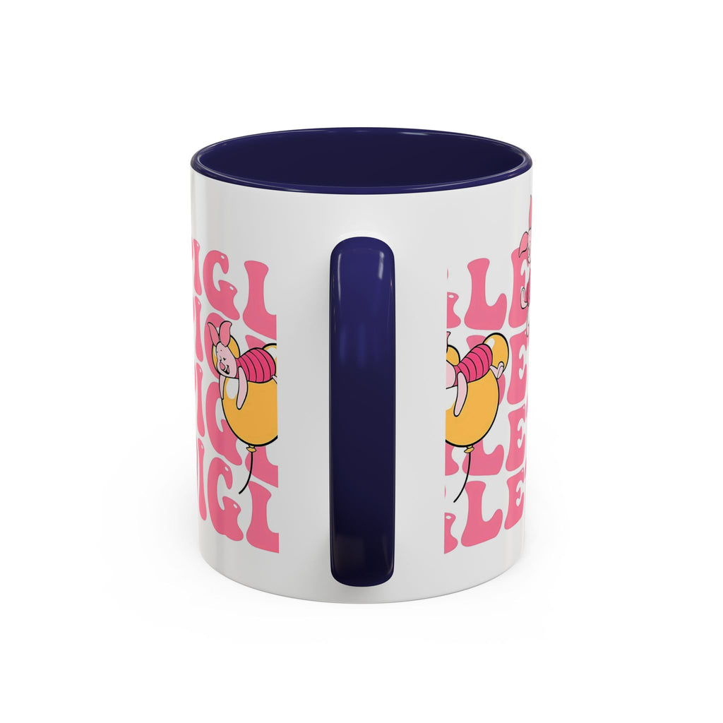 Piglet Coffee Mug — Cute Pink Winnie-The-Pooh Character Accent Mug (11/15oz)