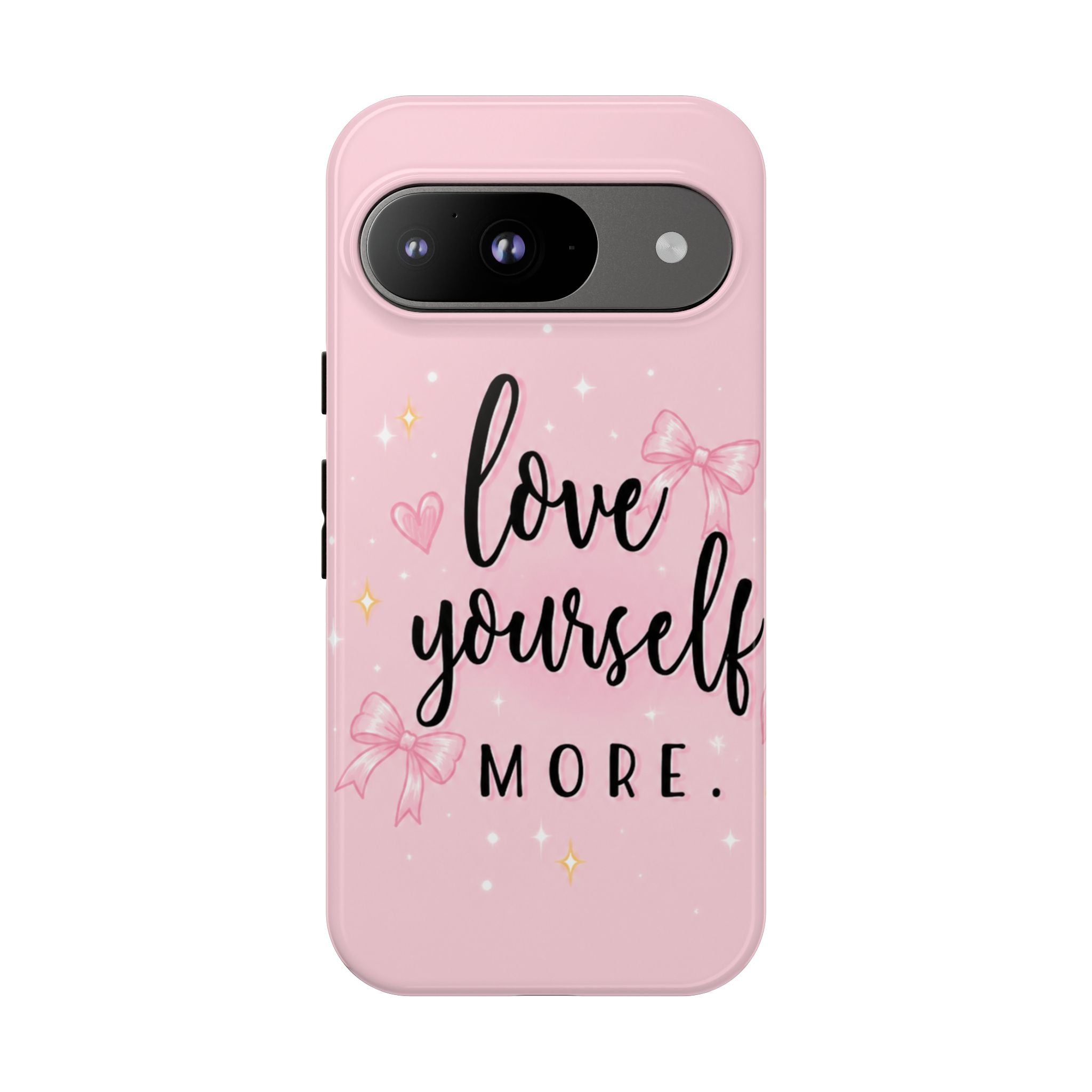 Love Yourself More Pink Inspirational Protective Case