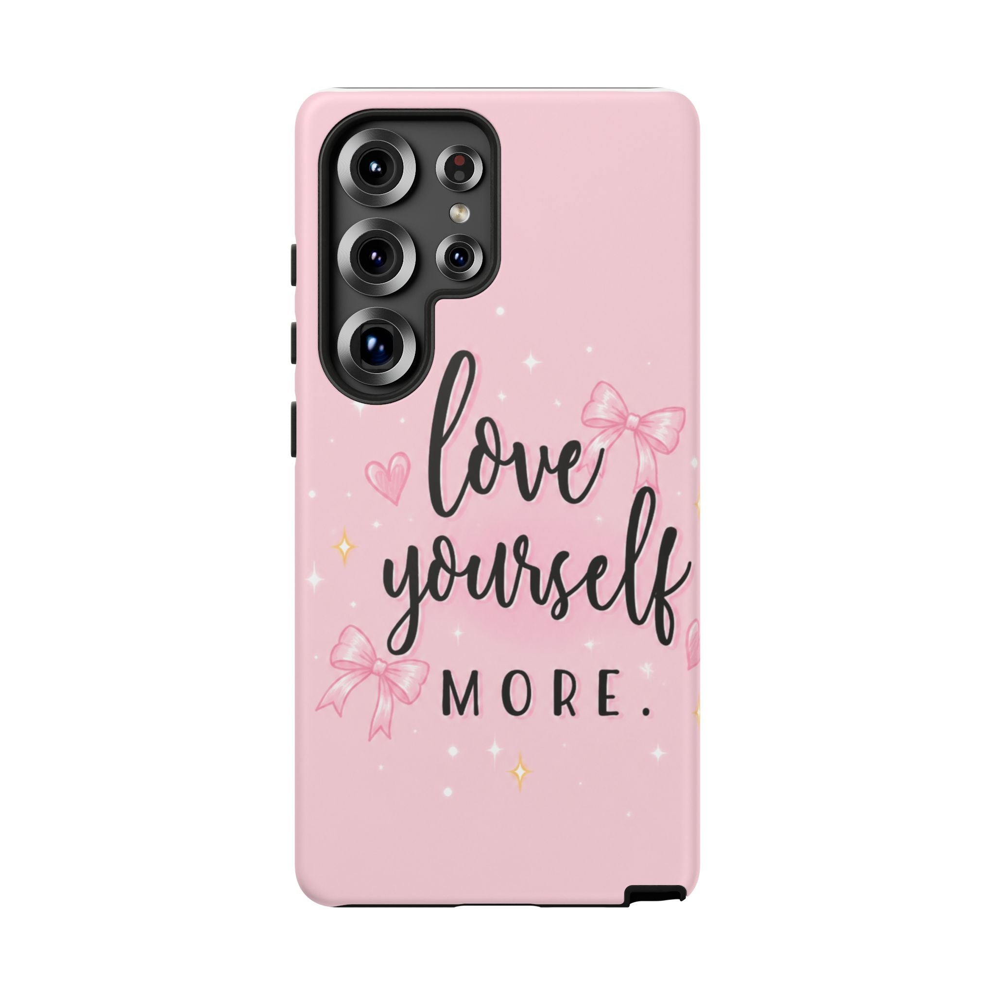 Love Yourself More Pink Inspirational Protective Case