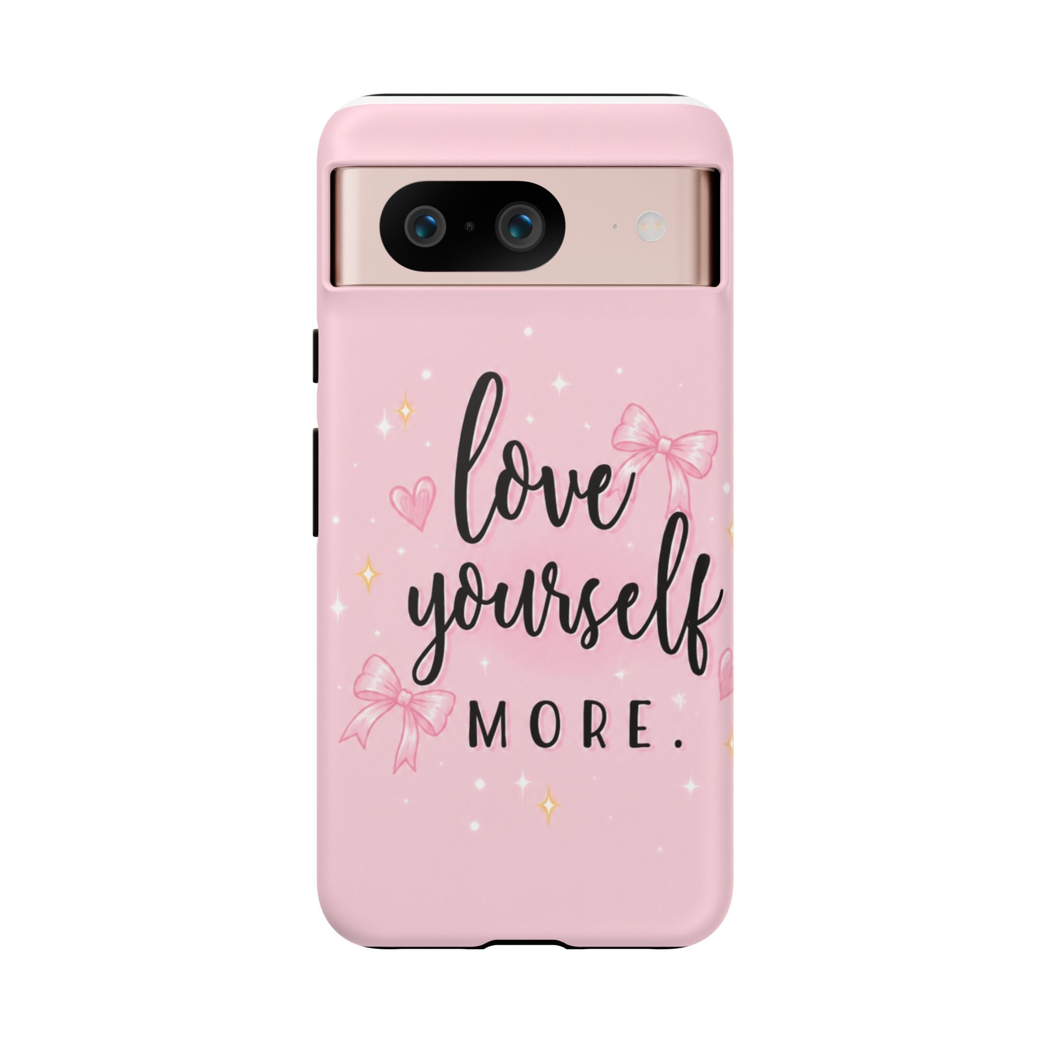 Love Yourself More Pink Inspirational Protective Case