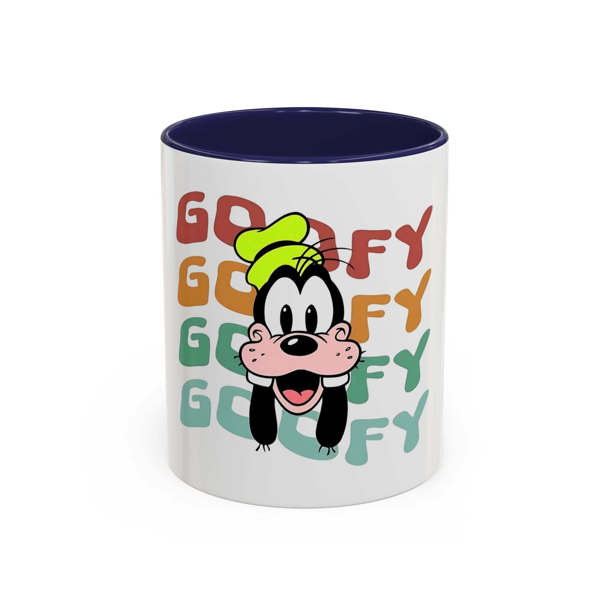 Goofy Retro Stack Accent Mug — Disney Goofy Coffee Cup (11/15oz)