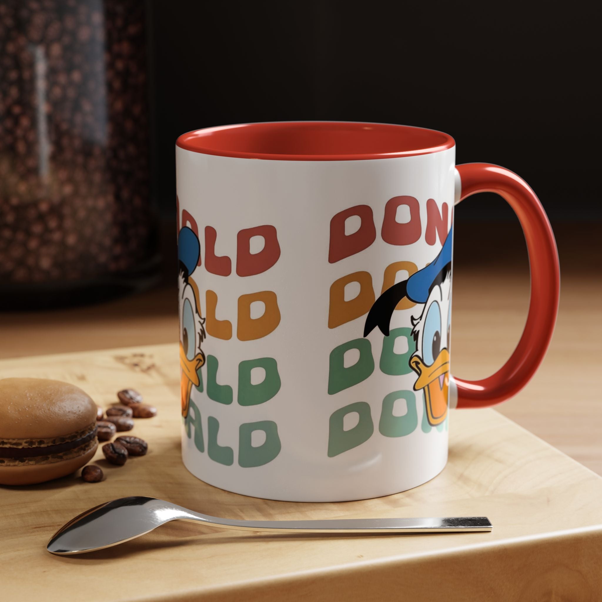 Donald Duck Retro Accent Coffee Mug
