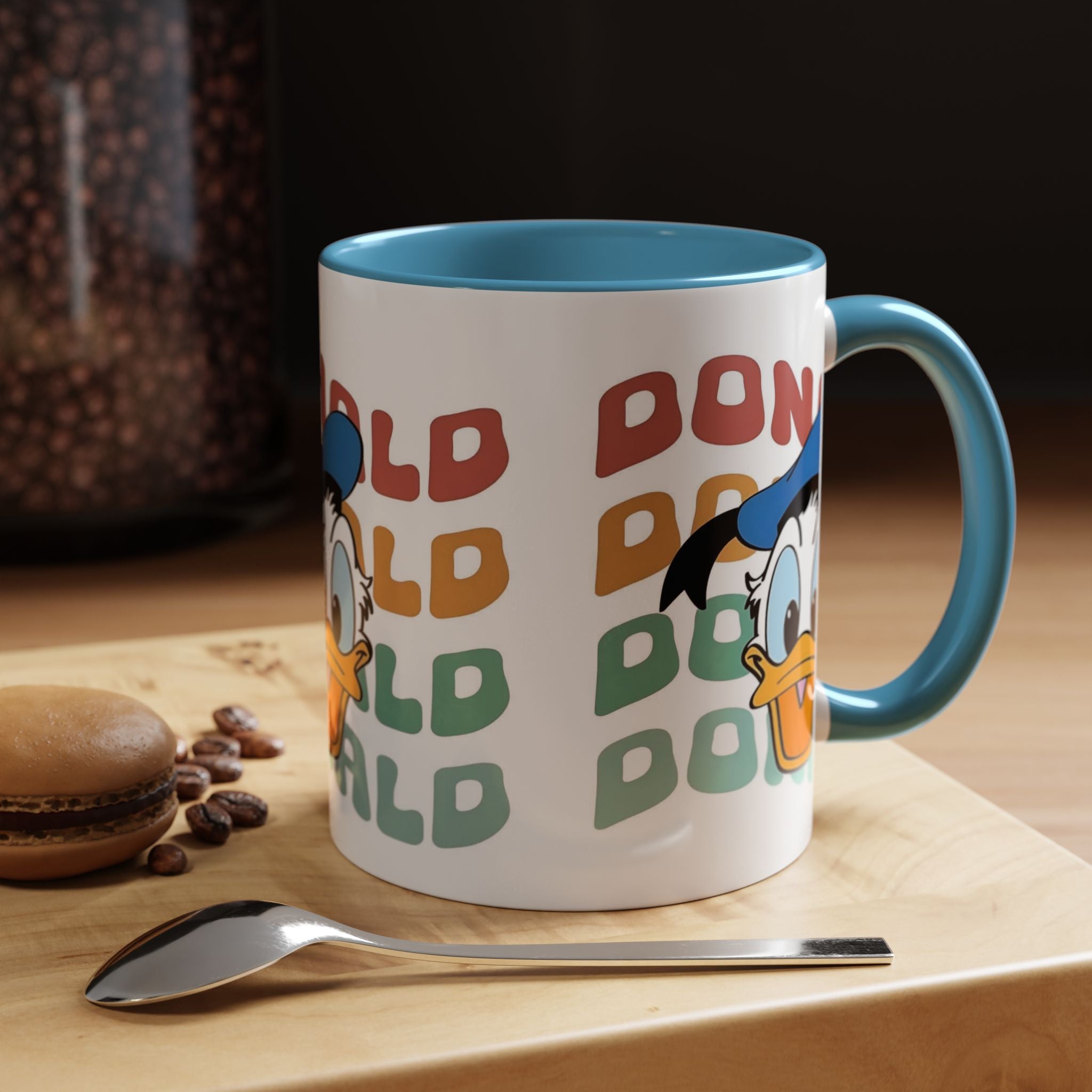 Donald Duck Retro Accent Coffee Mug