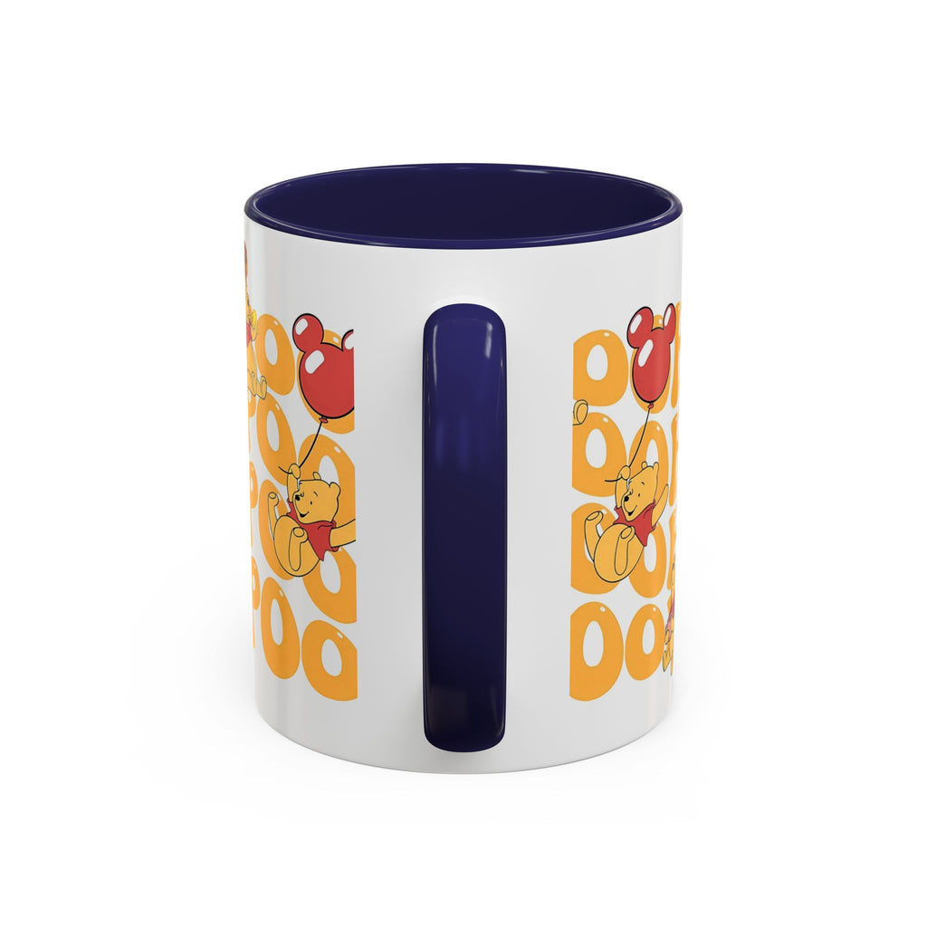 Winnie the Pooh Accent Coffee Mug — Retro 'Pooh' Stack Design (11/15oz)
