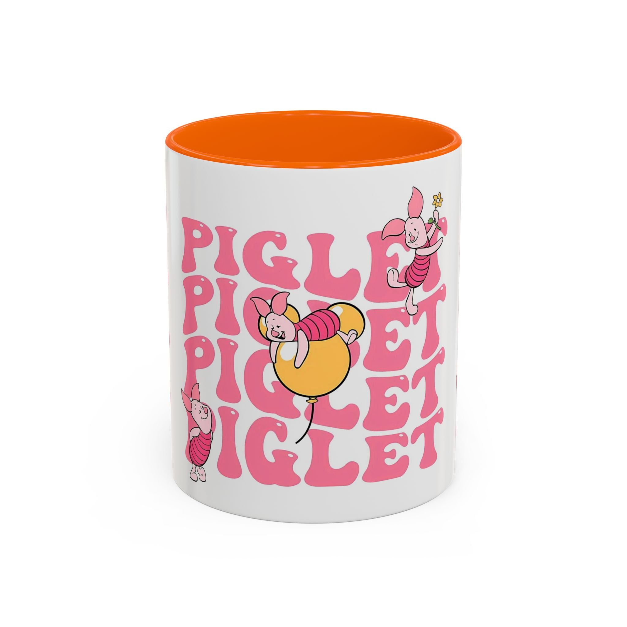 Piglet Coffee Mug — Cute Pink Winnie-The-Pooh Character Accent Mug (11/15oz)