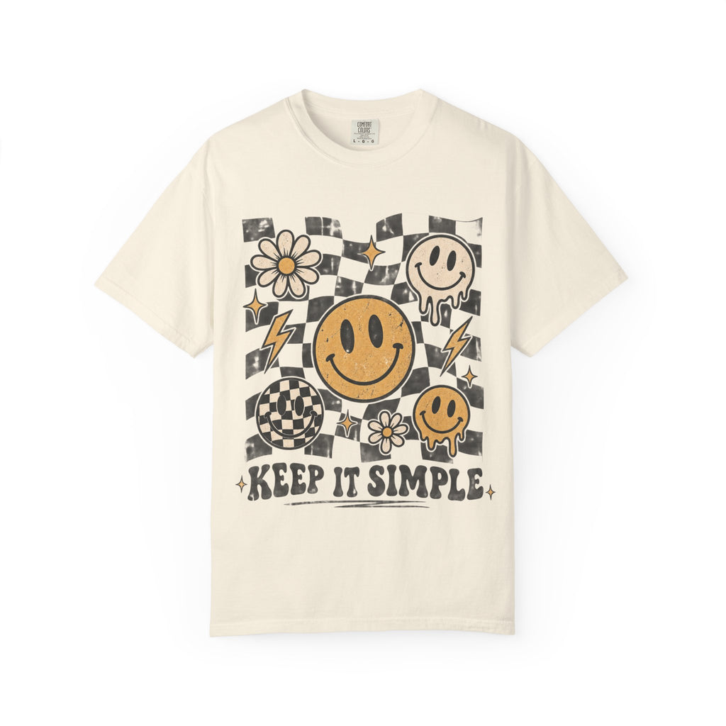Keep It Simple Smiley T-Shirt