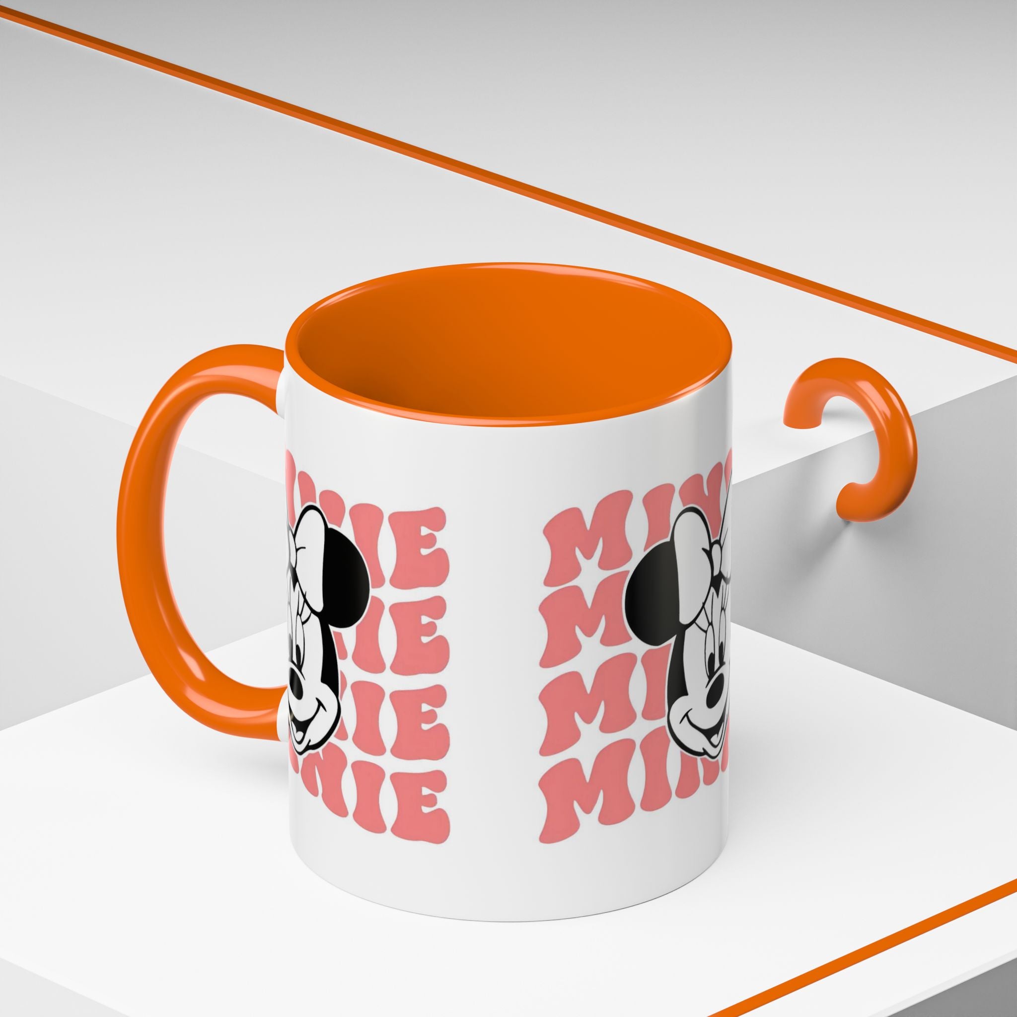 Minnie Mouse Retro Accent Coffee Mug — 11/15oz