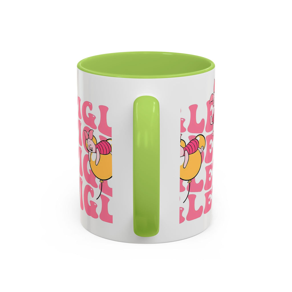 Piglet Coffee Mug — Cute Pink Winnie-The-Pooh Character Accent Mug (11/15oz)