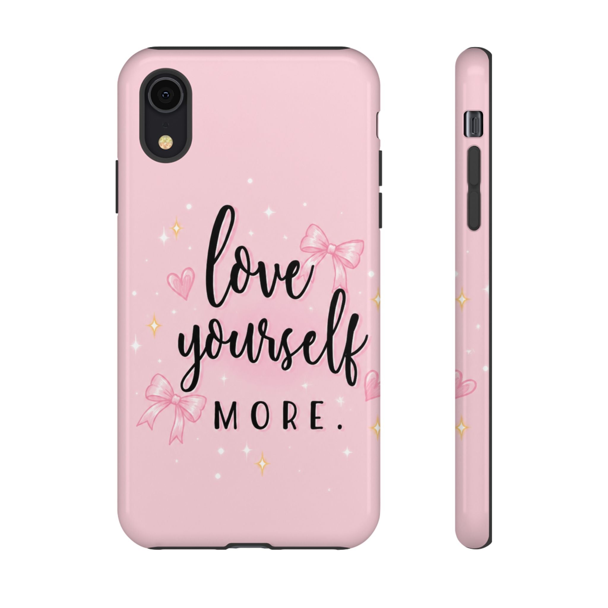Love Yourself More Pink Inspirational Protective Case