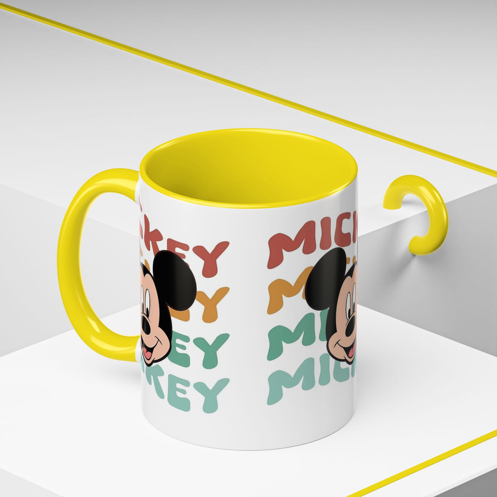 Mickey Retro Stack Accent Coffee Mug — 11/15oz