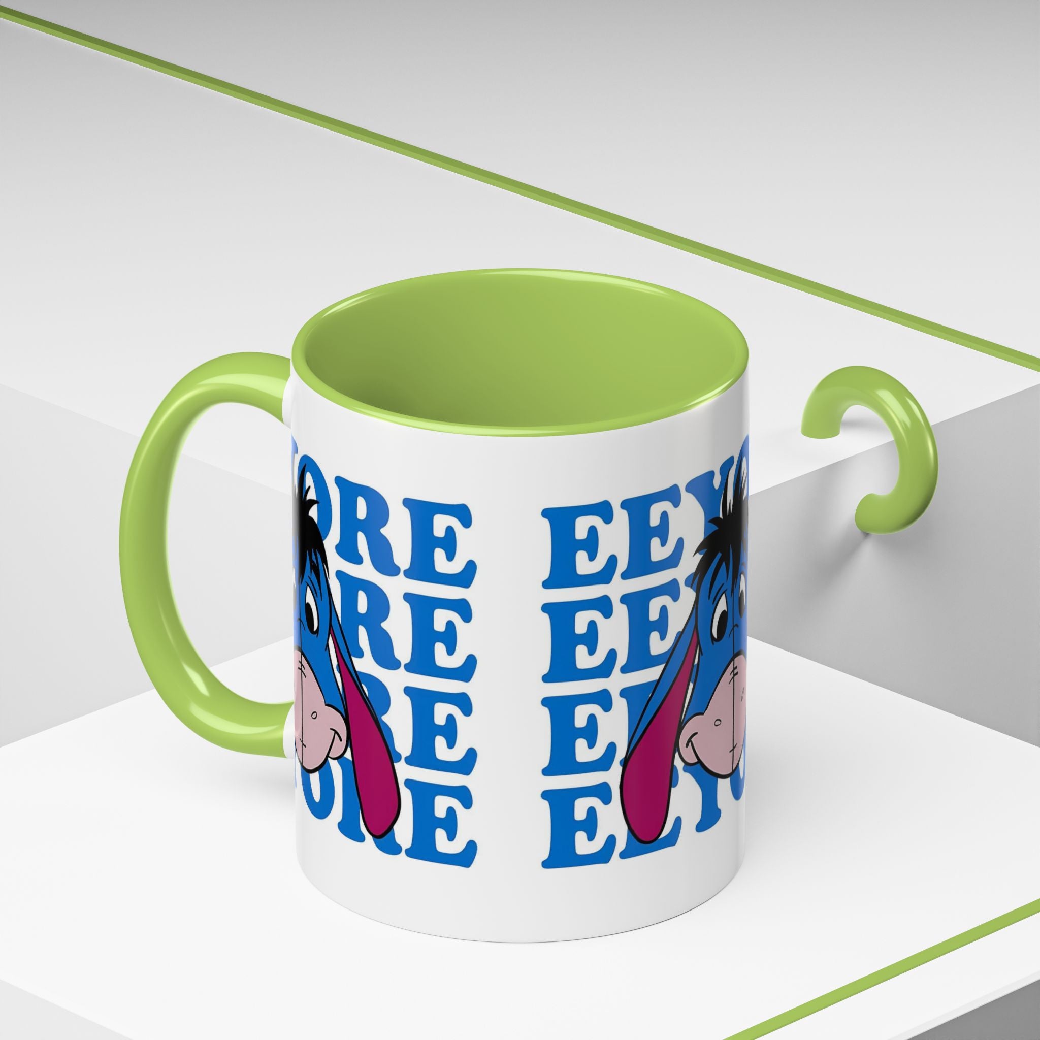 Eeyore Coffee Mug — Cute Cartoon Donkey Accent Mug (11/15 oz)