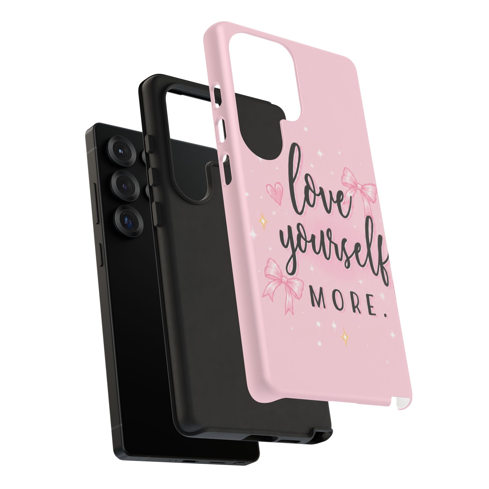 Love Yourself More Pink Inspirational Protective Case