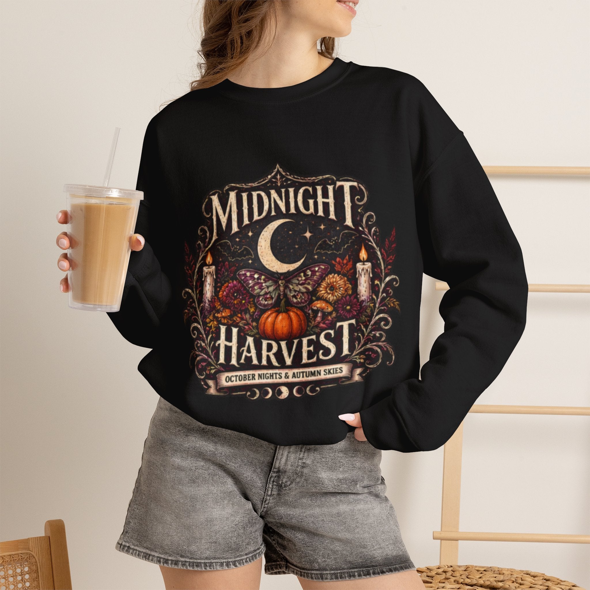 Midnight Harvest Crewneck Sweatshirt