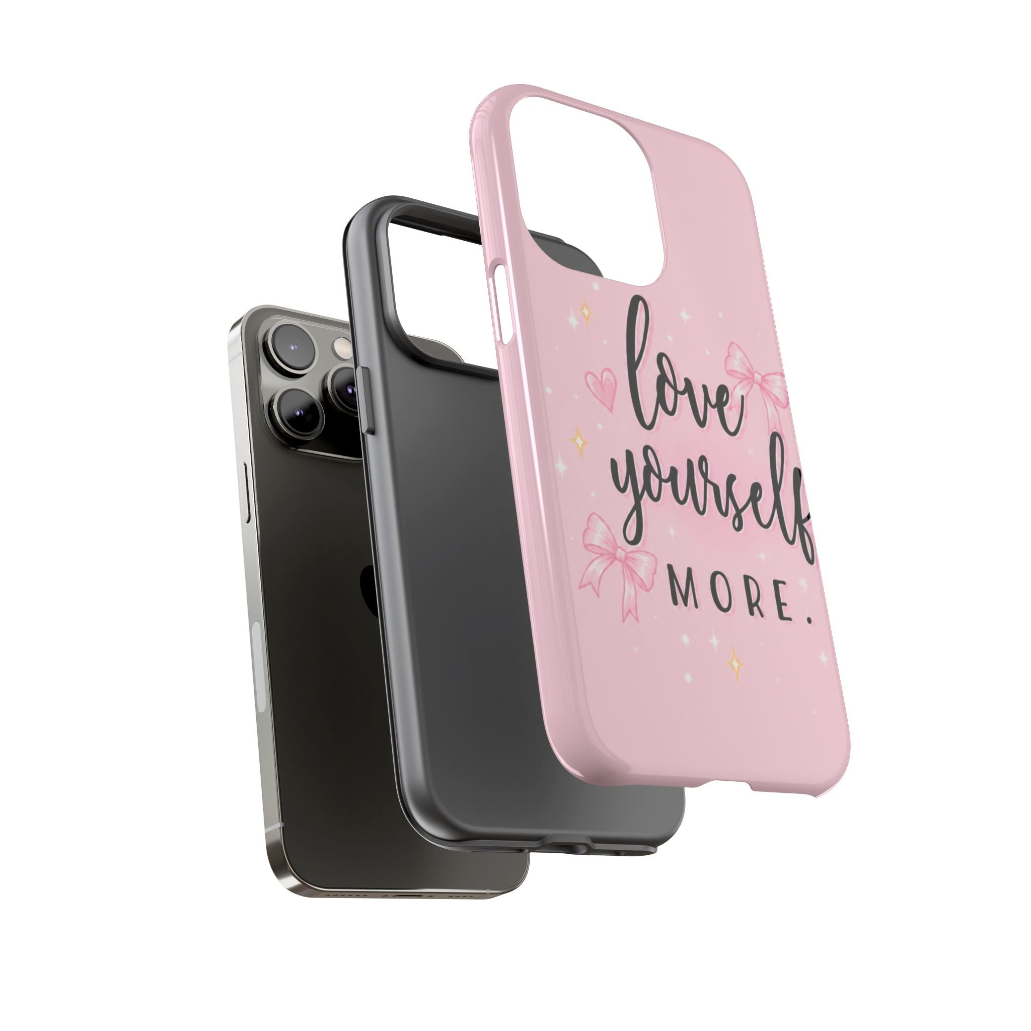 Love Yourself More Pink Inspirational Protective Case