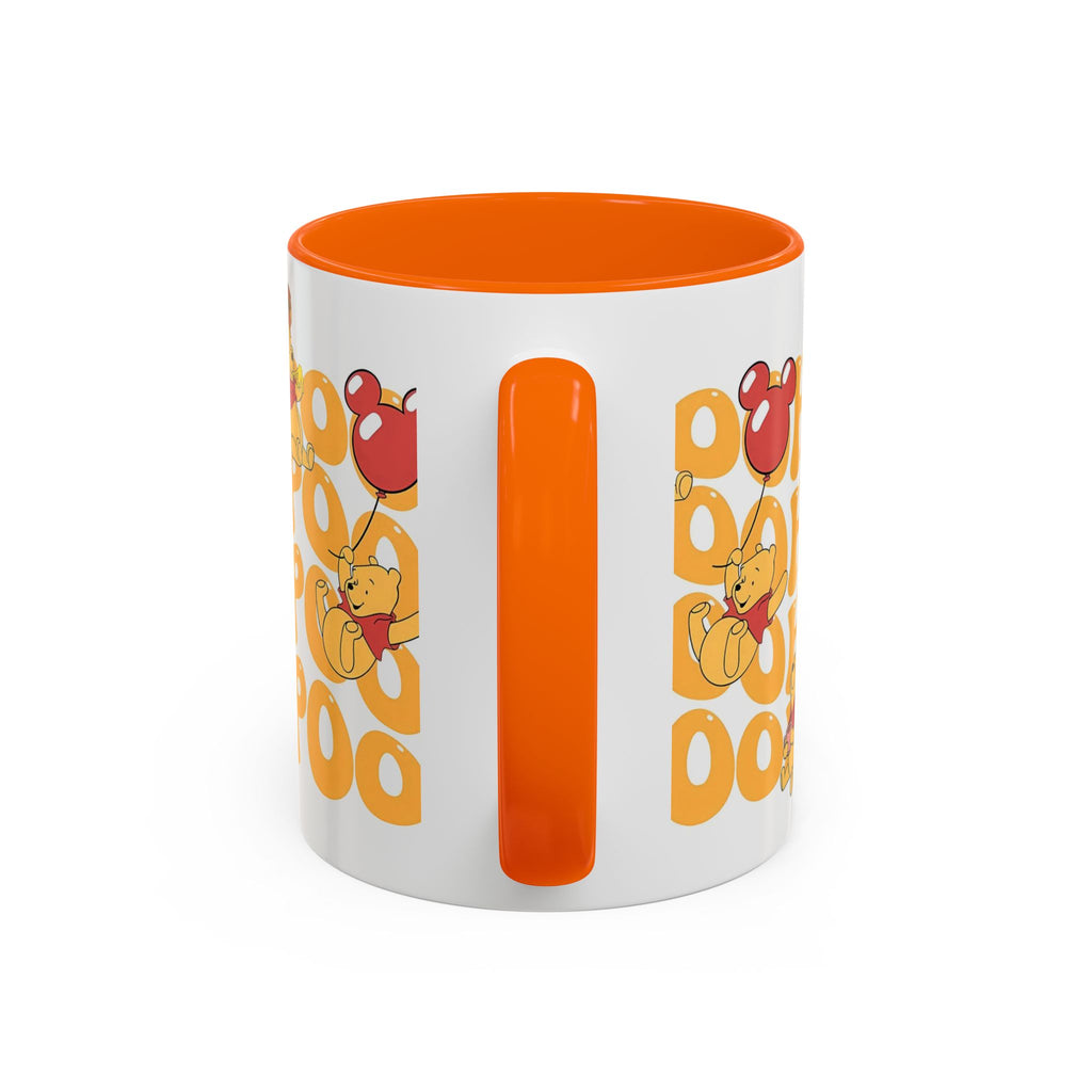 Winnie the Pooh Accent Coffee Mug — Retro 'Pooh' Stack Design (11/15oz)