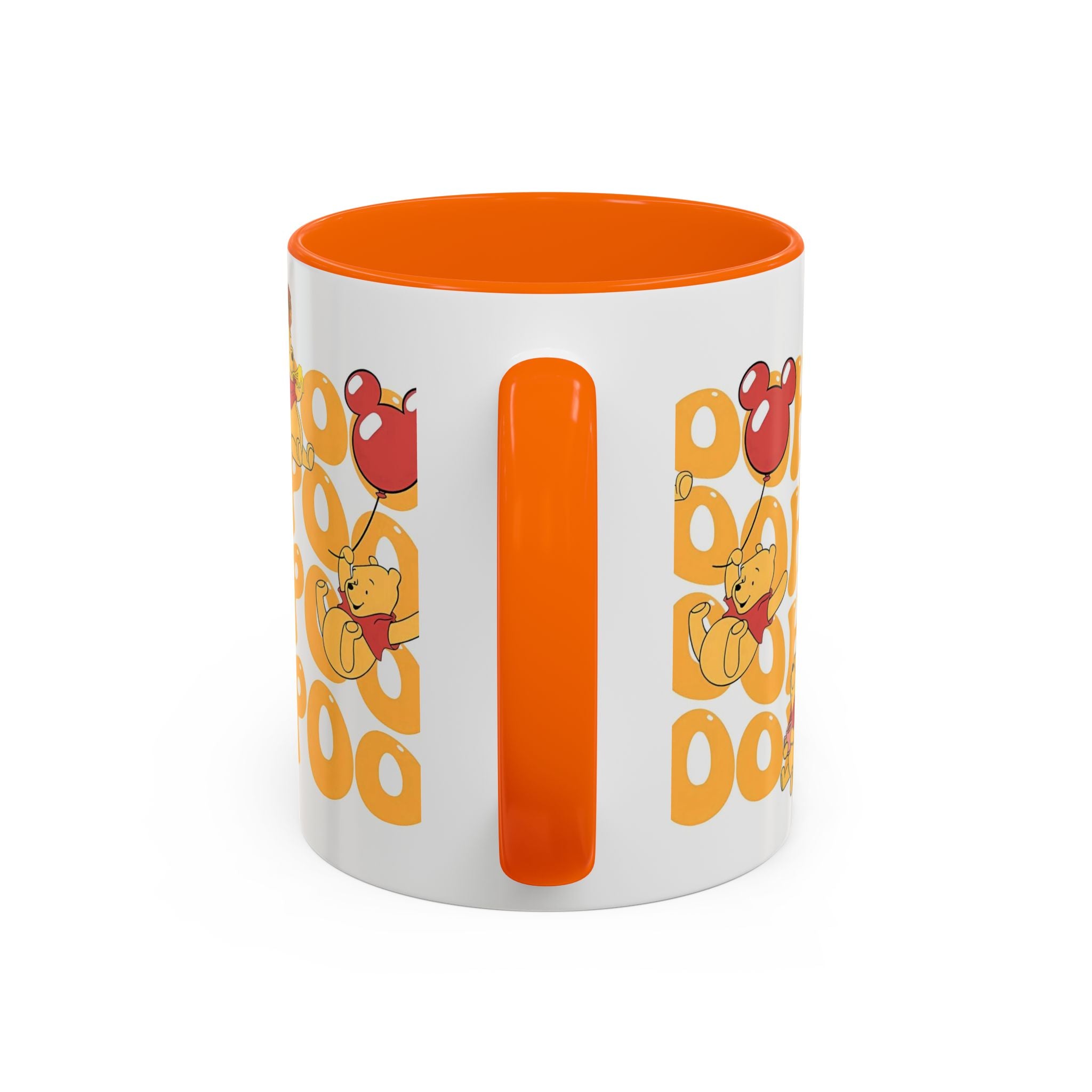 Winnie the Pooh Accent Coffee Mug — Retro 'Pooh' Stack Design (11/15oz)