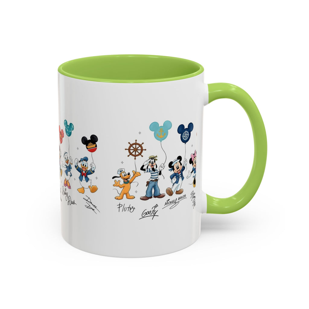 Disney Cruise Characters Accent Coffee Mug (11/15oz)