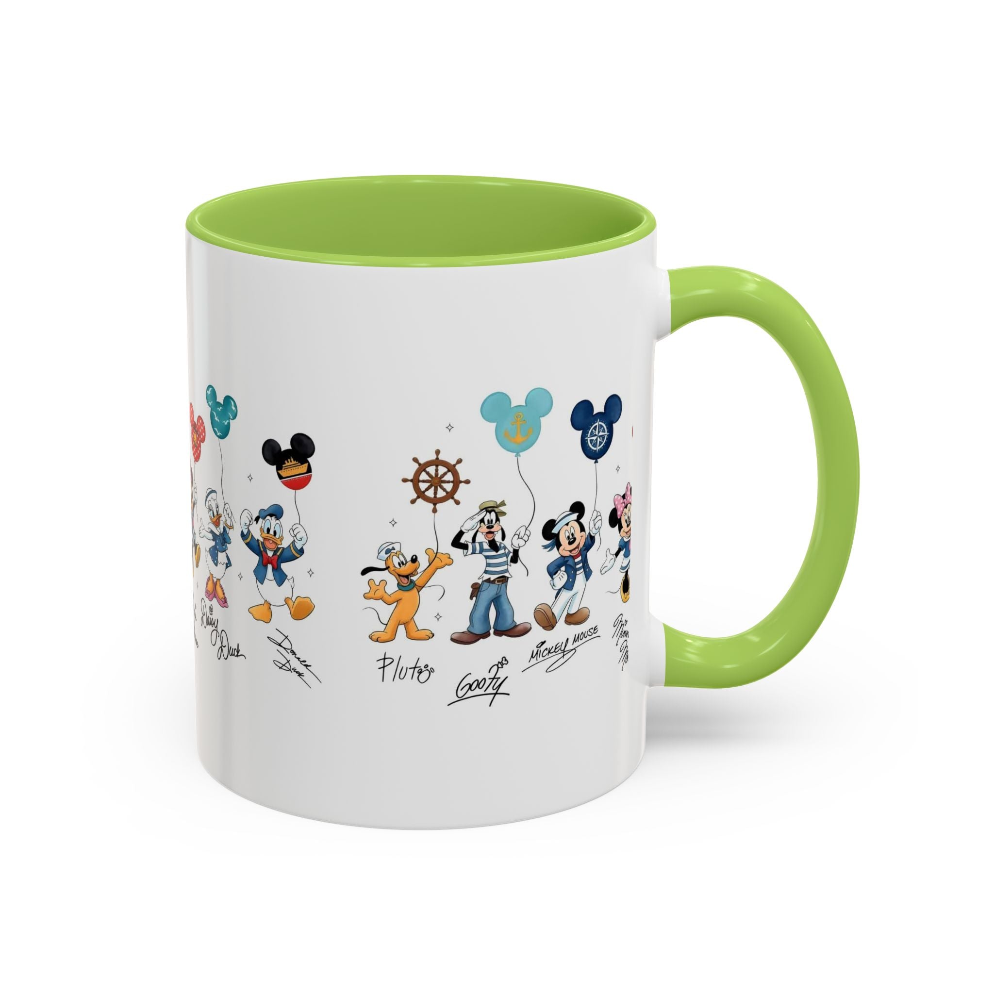 Disney Cruise Characters Accent Coffee Mug (11/15oz)
