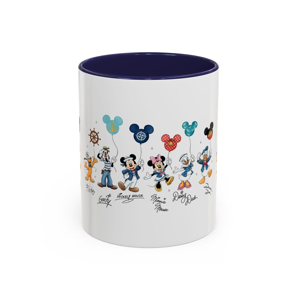 Disney Cruise Characters Accent Coffee Mug (11/15oz)
