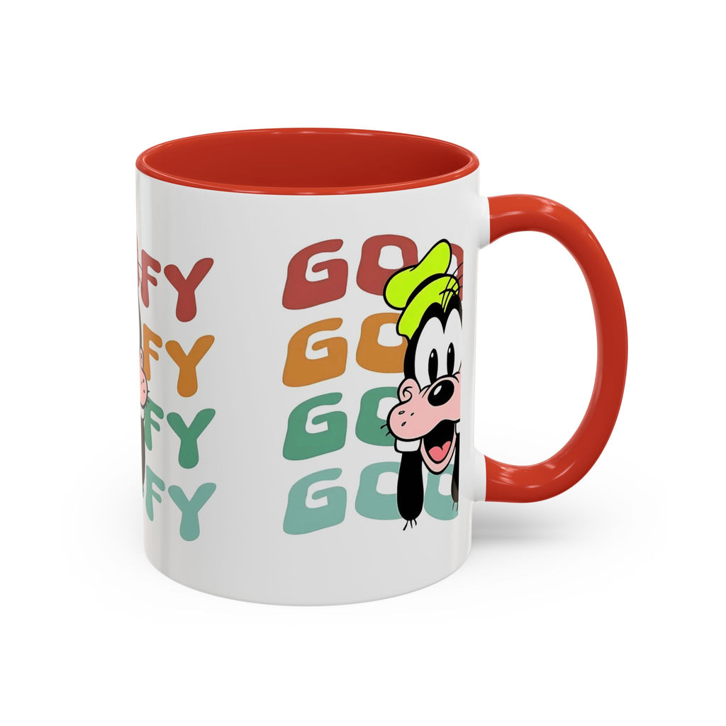 Goofy Retro Stack Accent Mug — Disney Goofy Coffee Cup (11/15oz)