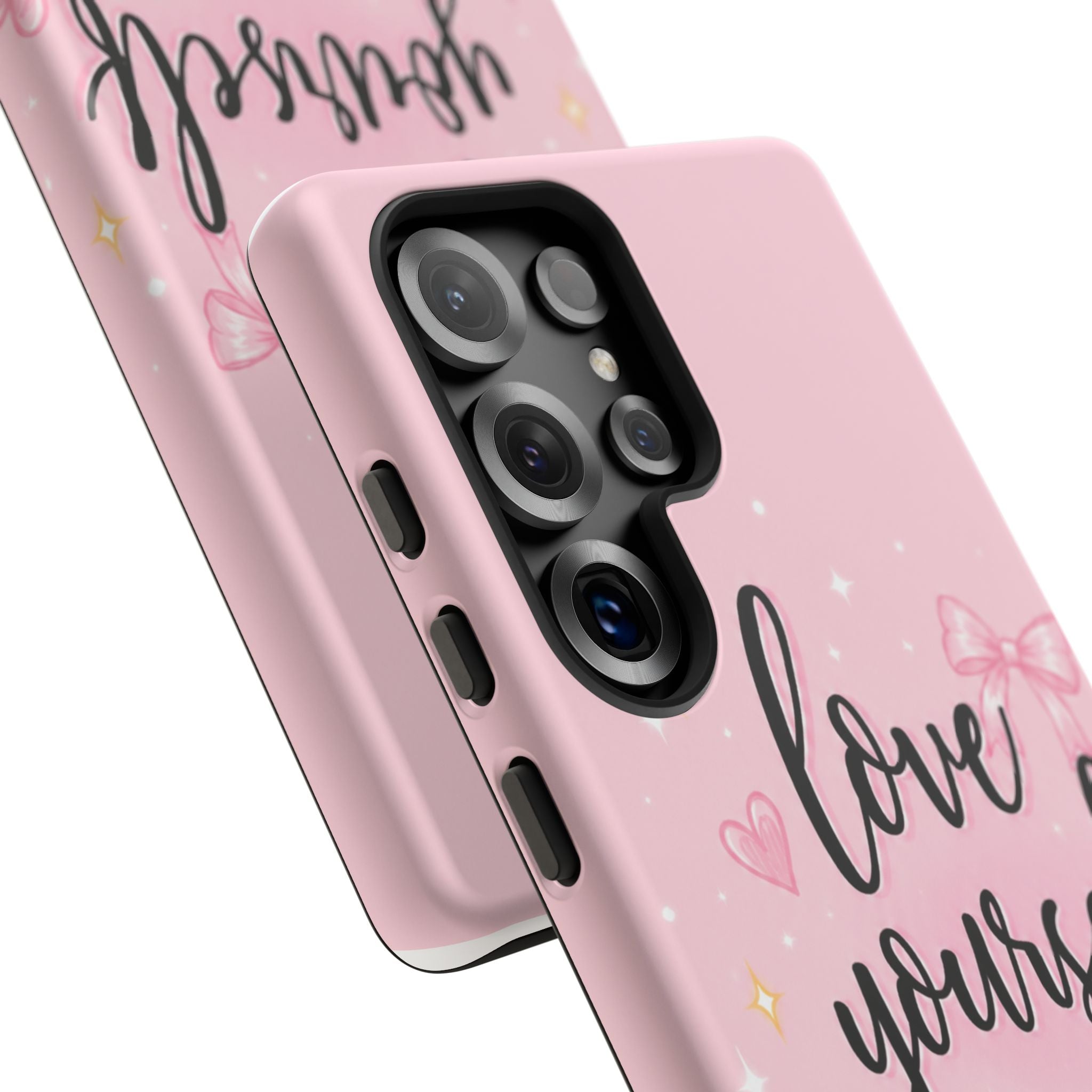 Love Yourself More Pink Inspirational Protective Case