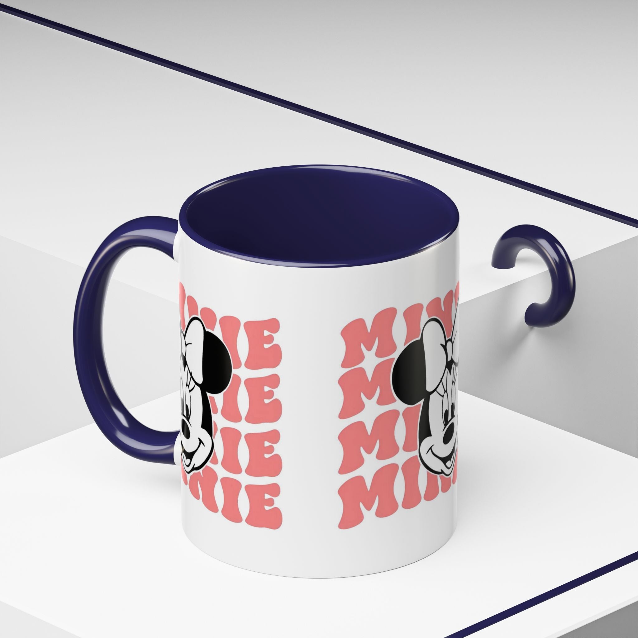 Minnie Mouse Retro Accent Coffee Mug — 11/15oz