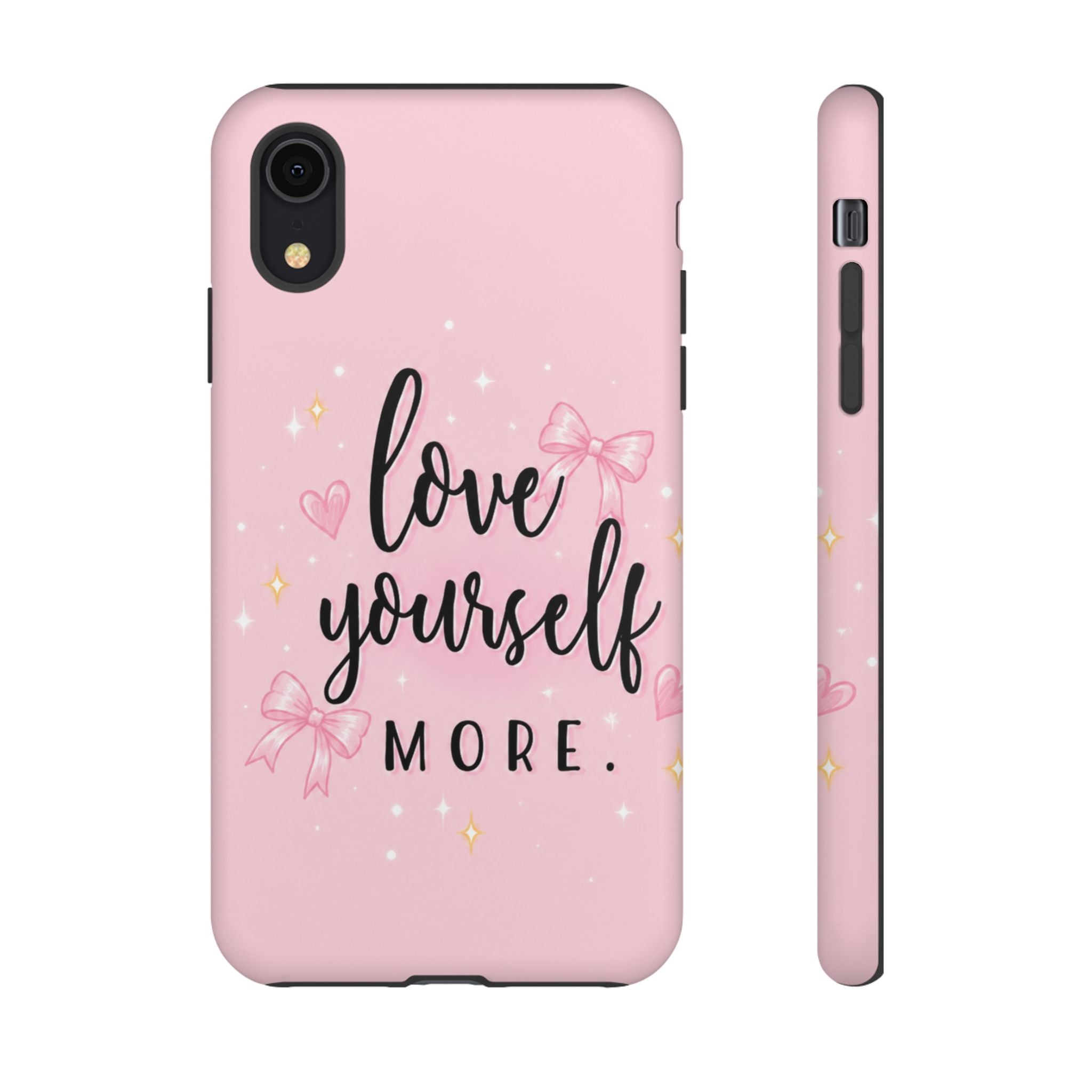 Love Yourself More Pink Inspirational Protective Case
