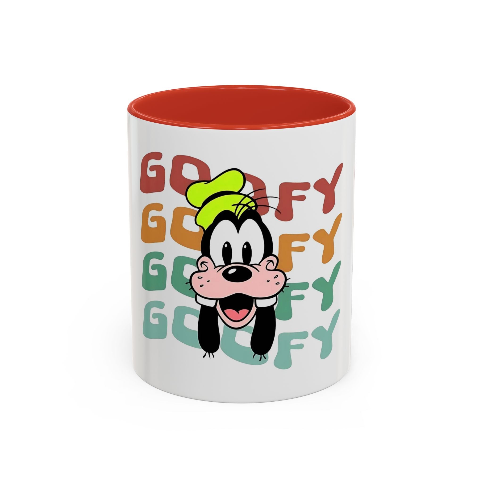 Goofy Retro Stack Accent Mug — Disney Goofy Coffee Cup (11/15oz)