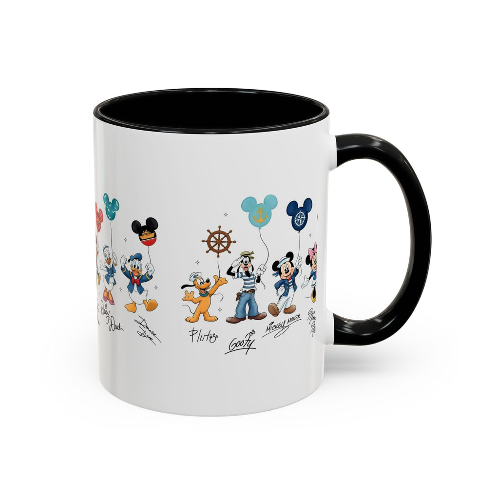 Disney Cruise Characters Accent Coffee Mug (11/15oz)