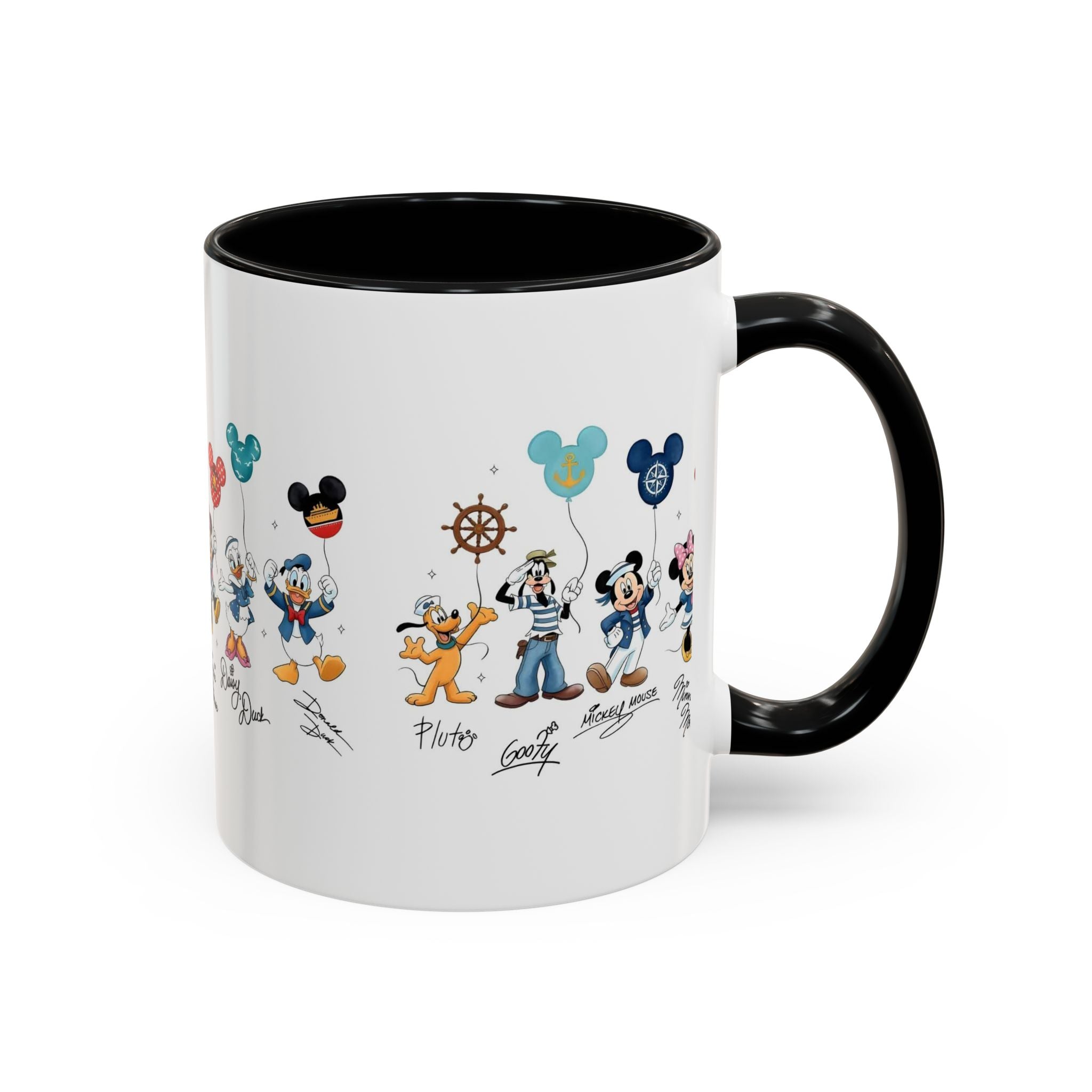 Disney Cruise Characters Accent Coffee Mug (11/15oz)