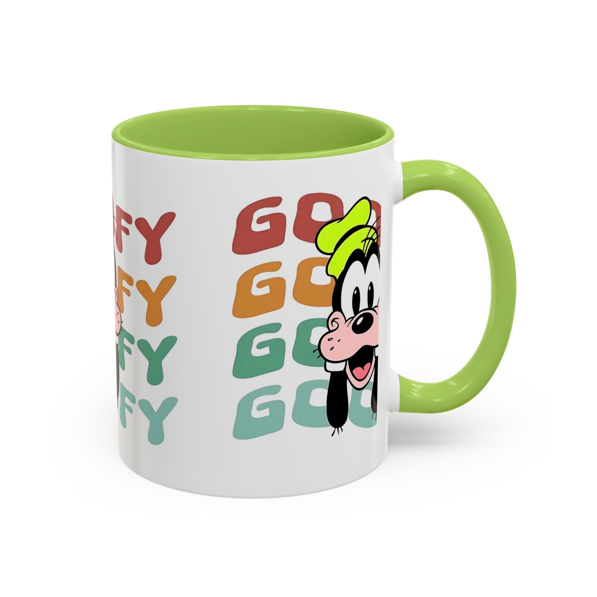 Goofy Retro Stack Accent Mug — Disney Goofy Coffee Cup (11/15oz)