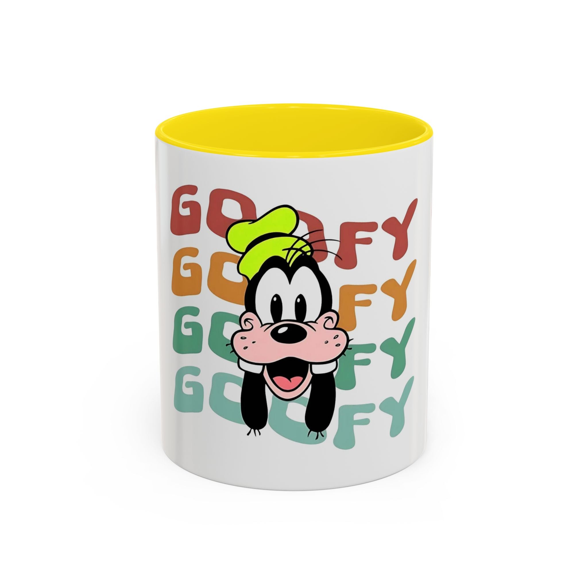 Goofy Retro Stack Accent Mug — Disney Goofy Coffee Cup (11/15oz)