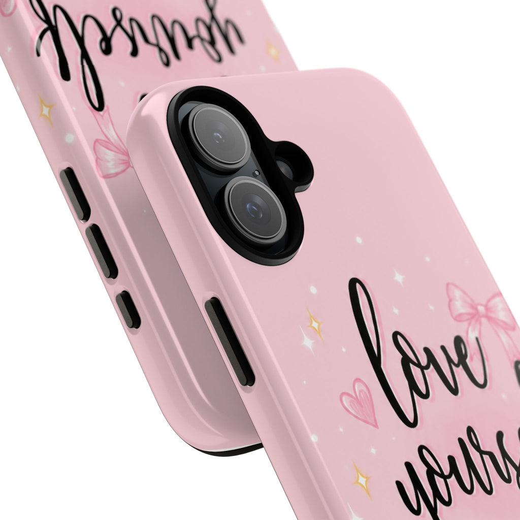 Love Yourself More Pink Inspirational Protective Case